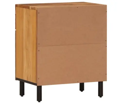 Naktinė Spintelė, 50X33X60cm Akacijos Medienos Masyvas