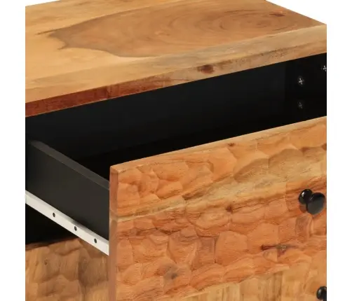 Naktinė Spintelė, 50X33X60cm Akacijos Medienos Masyvas