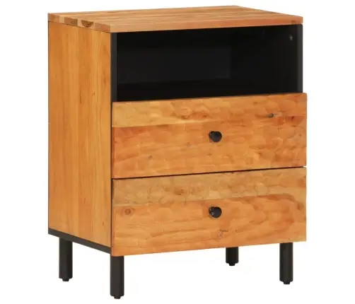 Naktsskapītis, 50X33X60 Cm, Akācijas Masīvkoks Vidaxl