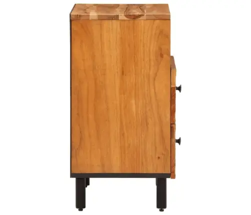 Naktsskapītis, 50X33X60 Cm, Akācijas Masīvkoks Vidaxl