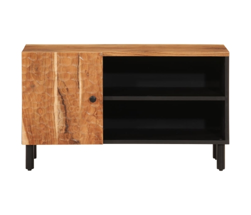 Tv Skapītis, 80X33X46 Cm, Akācijas Masīvkoks Vidaxl