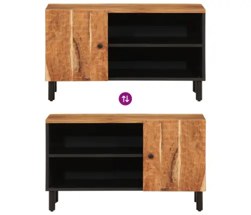 Telerikapp, 80X33X46 cm Toekas Akaatsiapuit