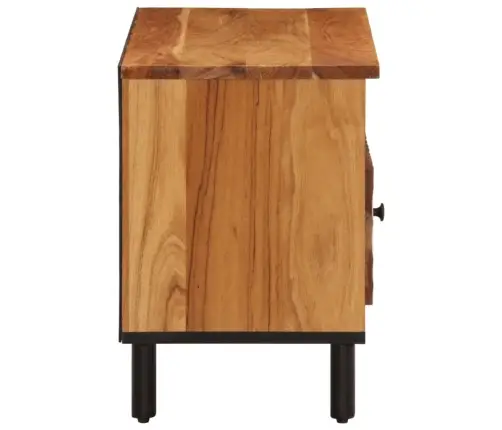 Tv Skapītis, 80X33X46 Cm, Akācijas Masīvkoks Vidaxl