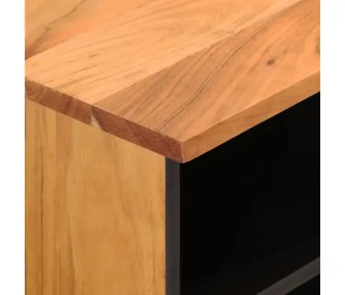 Tv Skapītis, 80X33X46 Cm, Akācijas Masīvkoks Vidaxl