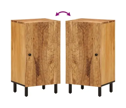 Skapītis, 40X33X75 Cm, Akācijas Masīvkoks Vidaxl