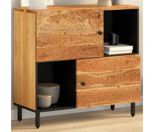 Šoninė Spintelė, 80X33X75cm Akacijos Medienos Masyvas