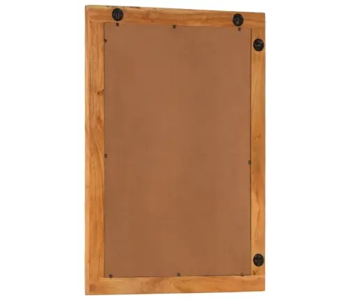 Spogulis, 50X70X2,5 Cm, Akācijas Masīvkoks Un Stikls Vidaxl