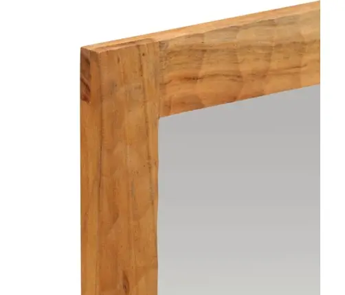 Spogulis, 50X70X2,5 Cm, Akācijas Masīvkoks Un Stikls Vidaxl