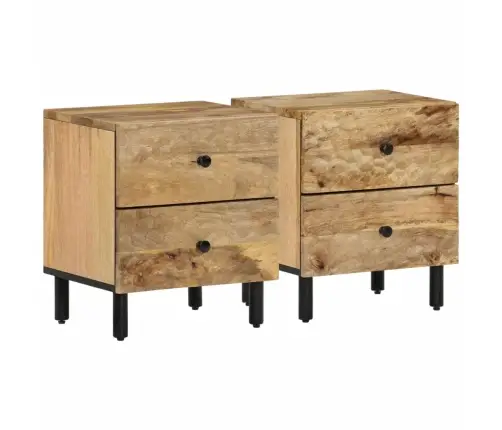 Öökapid 2 Tk, 40 X 33 X 46 cm Mangopuit