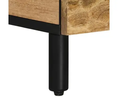 Naktsskapītis, 40X33X46 Cm, Mango Masīvkoks Vidaxl