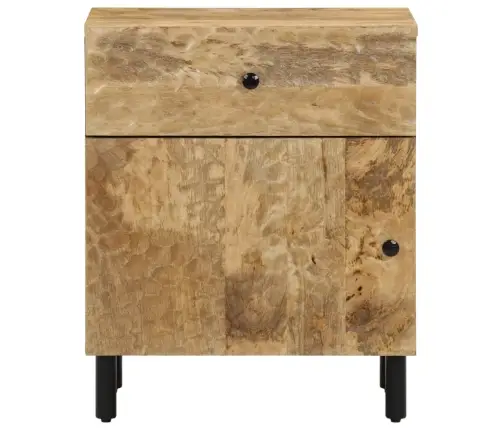 Naktinė Spintelė, 50X33X60cm Mango Medienos Masyvas Naktinė Spintelė, 50X33X60cm Mango Medienos Masyvas