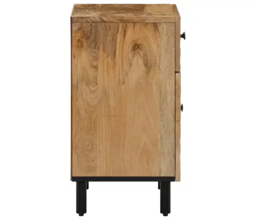 Naktinė Spintelė, 50X33X60cm Mango Medienos Masyvas Naktinė Spintelė, 50X33X60cm Mango Medienos Masyvas