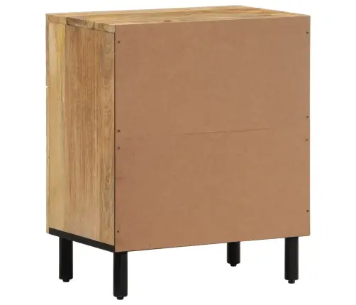 Naktinė Spintelė, 50X33X60cm Mango Medienos Masyvas Naktinė Spintelė, 50X33X60cm Mango Medienos Masyvas