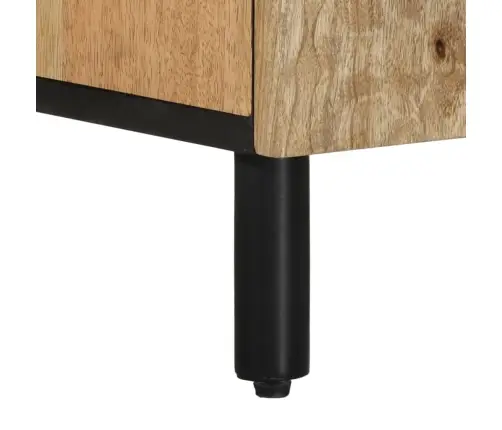 Naktinė Spintelė, 50X33X60cm Mango Medienos Masyvas Naktinė Spintelė, 50X33X60cm Mango Medienos Masyvas