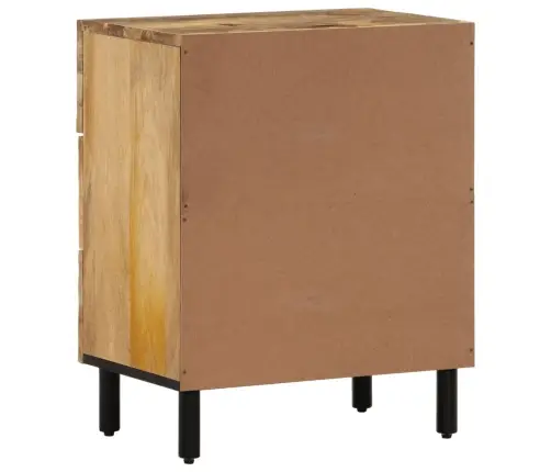 Naktinė Spintelė, 50X33X60cm Mango Medienos Masyvas