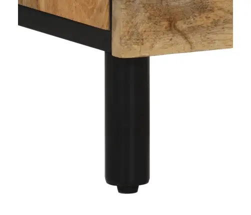 Naktinė Spintelė, 50X33X60cm Mango Medienos Masyvas