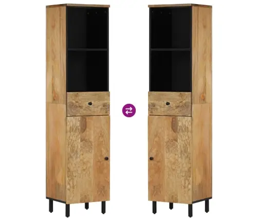 Vannitoakapp, 38 X 33 X 160 cm Mangopuit