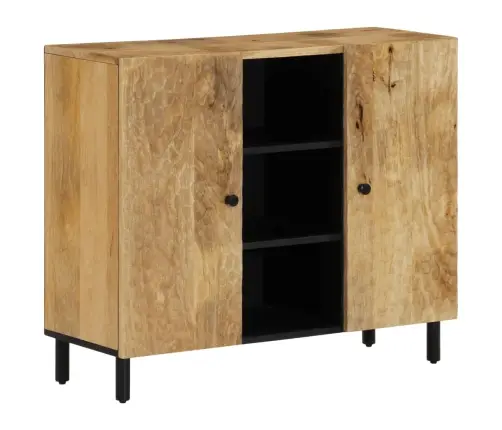 Šoninė Spintelė, 90X33X75cm Mango Medienos Masyvas