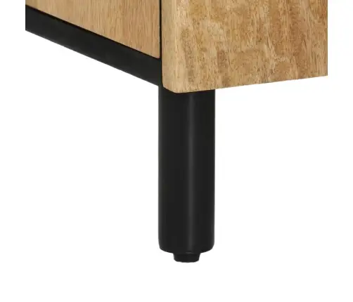 Šoninė Spintelė, 90X33X75cm Mango Medienos Masyvas