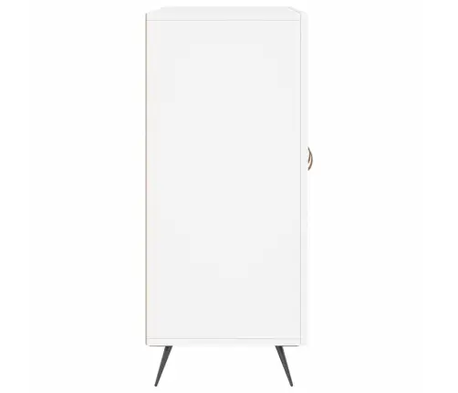 Kumode, Balta, 90X34X80 Cm, Inženierijas Koks Vidaxl