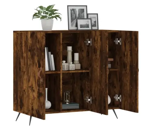 Puhvetkapp, Suitsutatud Tamm, 90 X 34 X 80 cm Tehispuit