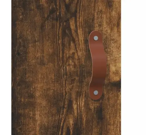 Puhvetkapp, Suitsutatud Tamm, 90 X 34 X 80 cm Tehispuit