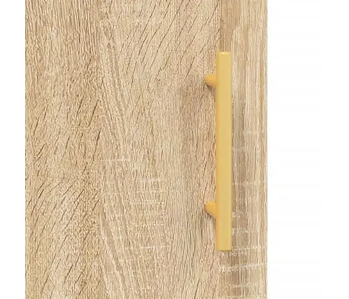 Kumode, Ozolkoka Krāsa, 90X34X80 Cm, Inženierijas Koks Vidaxl