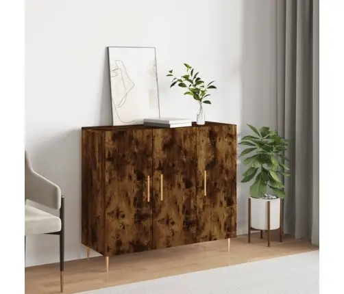 Kumode, Ozolkoka Krāsa, 90X34X80 Cm, Inženierijas Koks Vidaxl Kumode, Ozolkoka Krāsa, 90X34X80 Cm, Inženierijas Koks Vidaxl