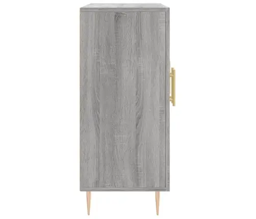 Kumode, Pelēka Ozolkoka Krāsa, 90X34X80 Cm, Inženierijas Koks Vidaxl Kumode, Pelēka Ozolkoka Krāsa, 90X34X80 Cm, Inženierijas Koks Vidaxl