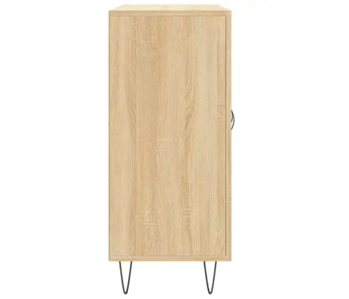 Kumode, Ozolkoka Krāsa, 90X34X80 Cm, Inženierijas Koks Vidaxl