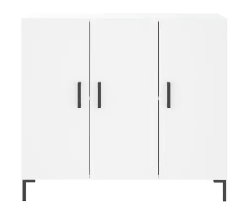 Kumode, Balta, 90X34X80 Cm, Inženierijas Koks Vidaxl Kumode, Balta, 90X34X80 Cm, Inženierijas Koks Vidaxl