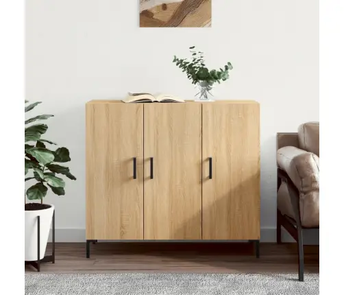 Puhvetkapp, Sonoma Tamm, 90 X 34 X 80 cm Tehispuit