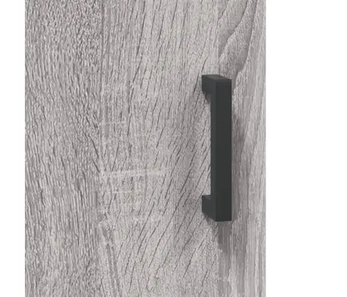 Kumode, Pelēka Ozolkoka Krāsa, 90X34X80 Cm, Inženierijas Koks Vidaxl