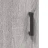 Kumode, Pelēka Ozolkoka Krāsa, 90X34X80 Cm, Inženierijas Koks Vidaxl