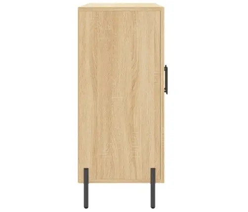 Kumode, Ozolkoka Krāsa, 90X34X80 Cm, Inženierijas Koks Vidaxl