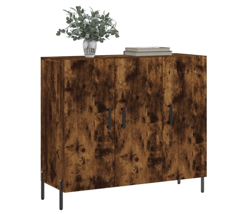 Puhvetkapp, Suitsutatud Tamm, 90 X 34 X 80 cm Tehispuit