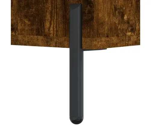Šoninė Spintelė, Dūminio Ąžuolo, 90X34X80cm Apdirbta Mediena