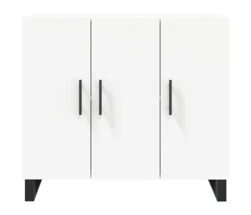 Puhvetkapp, Valge, 90 X 34 X 80 cm Tehispuit