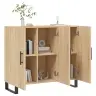 Puhvetkapp, Sonoma Tamm, 90 X 34 X 80 cm Tehispuit Puhvetkapp, Sonoma Tamm, 90 X 34 X 80 cm Tehispuit