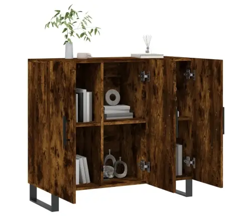Kumode, Ozolkoka Krāsa, 90X34X80 Cm, Inženierijas Koks Vidaxl Kumode, Ozolkoka Krāsa, 90X34X80 Cm, Inženierijas Koks Vidaxl
