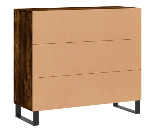 Kumode, Ozolkoka Krāsa, 90X34X80 Cm, Inženierijas Koks Vidaxl Kumode, Ozolkoka Krāsa, 90X34X80 Cm, Inženierijas Koks Vidaxl