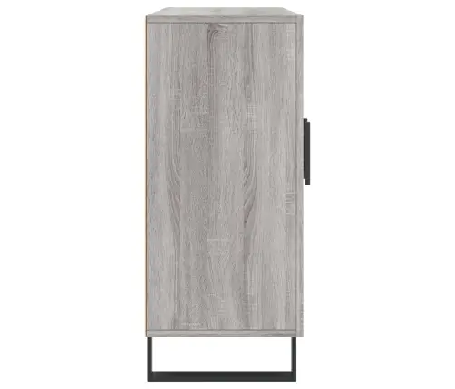 Kumode, Pelēka Ozolkoka Krāsa, 90X34X80 Cm, Inženierijas Koks Vidaxl