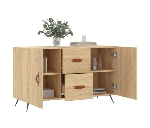 Kumode, Ozolkoka Krāsa, 100X36X60 Cm, Inženierijas Koks Vidaxl