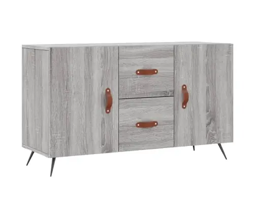 Kumode, Pelēka Ozolkoka Krāsa, 100X36X60 Cm, Inženierijas Koks Vidaxl