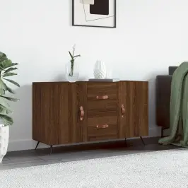 Šoninė Spintelė, Ruda Ąžuolo, 100X36X60cm Apdirbta Mediena
