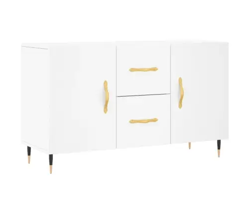 Kumode, Balta, 100X36X60 Cm, Inženierijas Koks Vidaxl