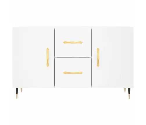 Kumode, Balta, 100X36X60 Cm, Inženierijas Koks Vidaxl
