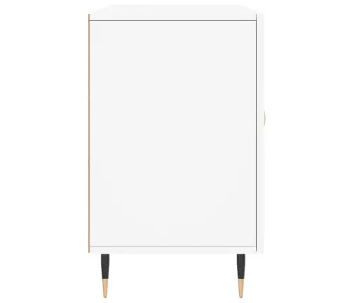 Kumode, Balta, 100X36X60 Cm, Inženierijas Koks Vidaxl