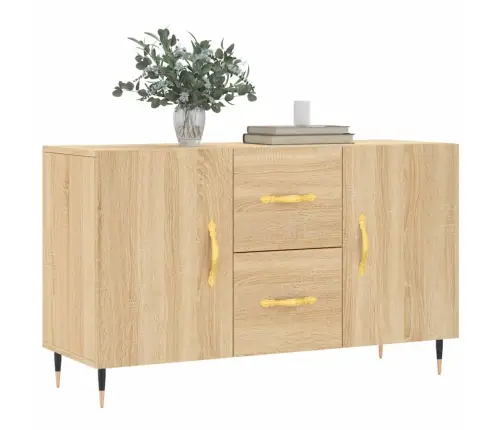 Kumode, Ozolkoka Krāsa, 100X36X60 Cm, Inženierijas Koks Vidaxl