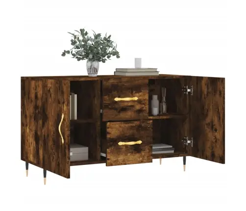 Puhvetkapp, Suitsutatud Tamm, 100 X 36 X 60 Cm Tehispuit